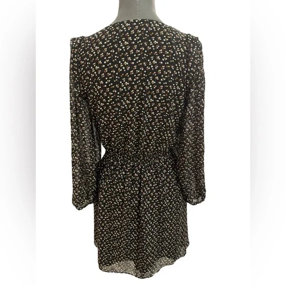 Madewell Georgette Ditsy Floral Mini Dress Button Front S - Picture 7 of 15